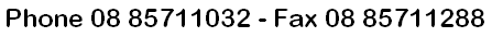 Phone and Fax Number